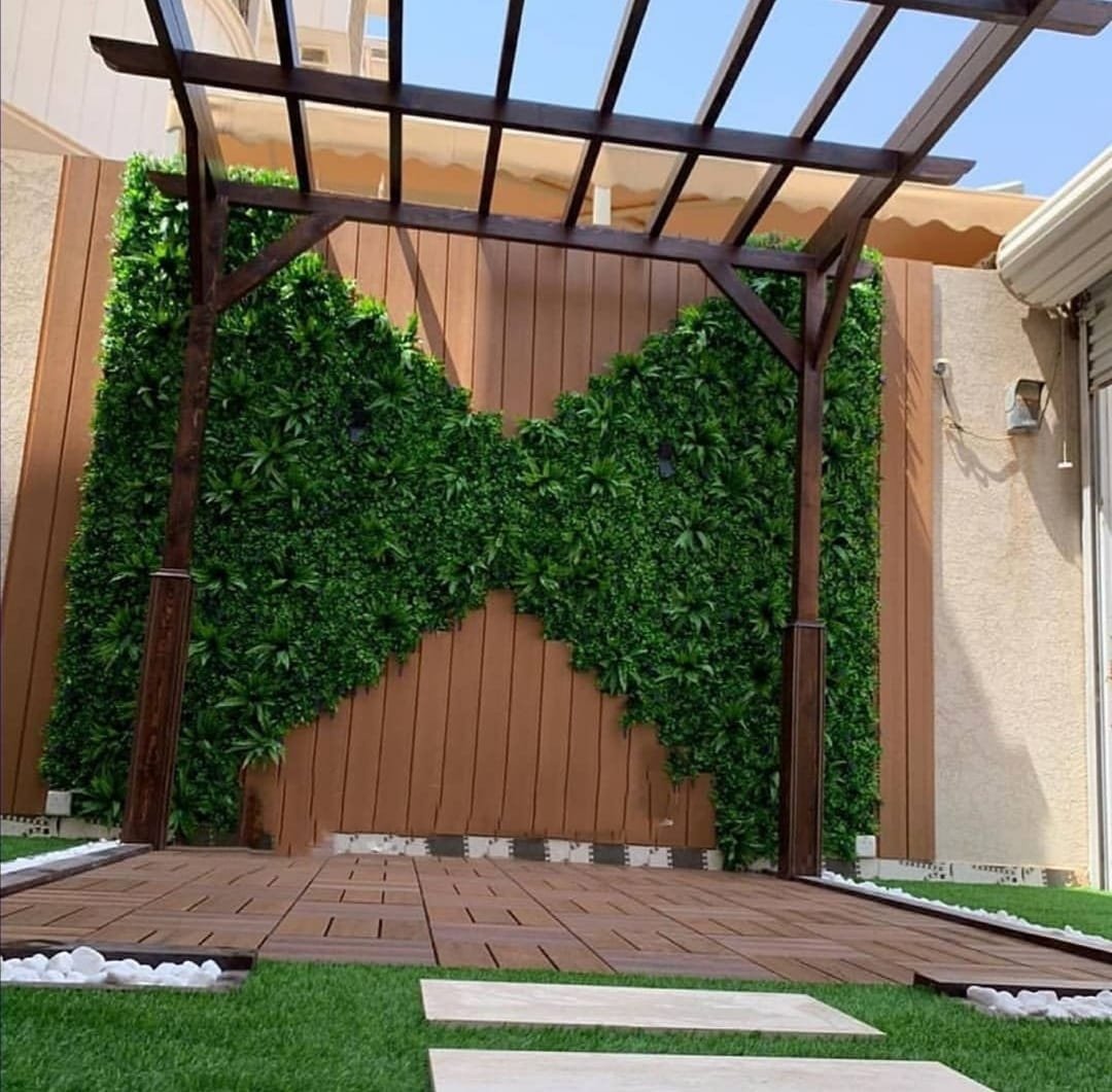 تنسيق حدائق جازان بأقل الاسعار واعلي الخامات 12 حدائق جميله تحتوي علي عشب ومظلات وشلالات