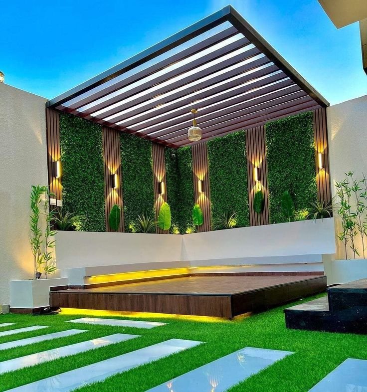 تصميم برجولات حدائق بجدة8