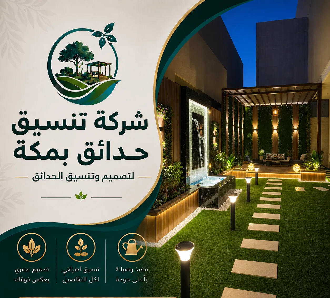 شركة تنسيق حدائق مكه