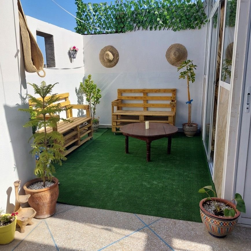 تزيين حوش المنزل بجدة 17 تزيين جلسات الحوش