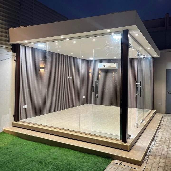 مجلس زجاج بجدة 3 مجلس زجاج بجدة 1