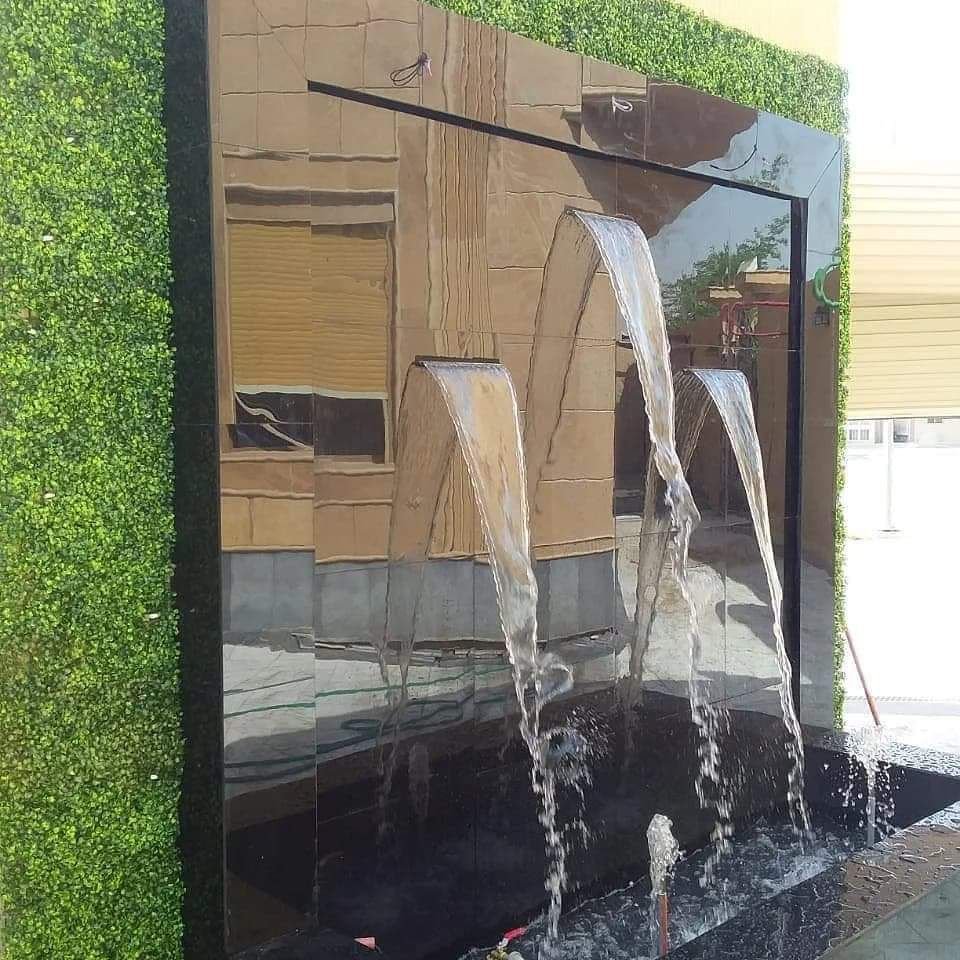 شلال جداري حصري 3 مصبات مساحة 2*2