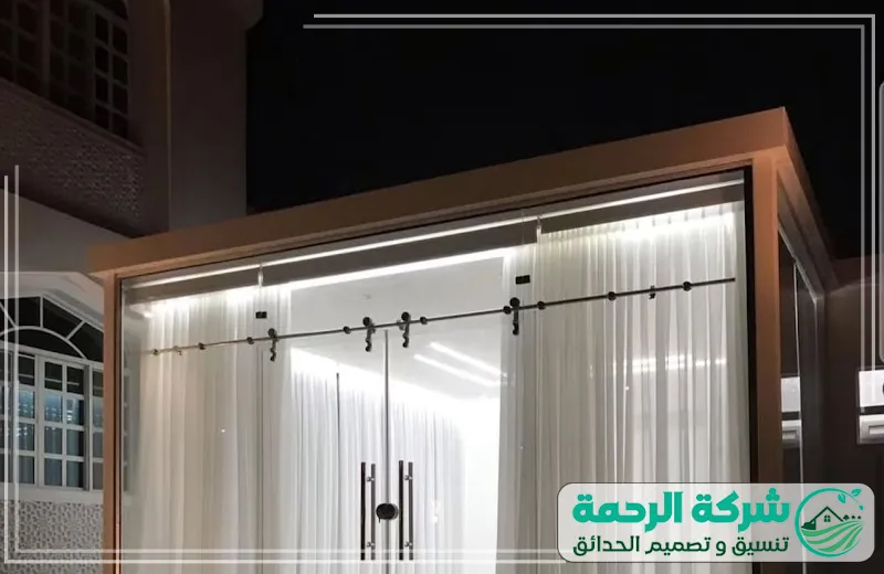تصميم غرف زجاجية فاخرة بجدة، مصنوع بأعلى جودة ودقة، فقط مع شركة الرحمة.