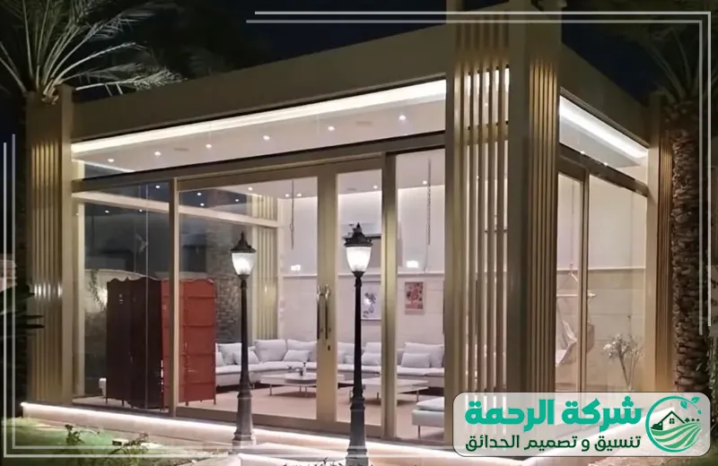تركيب غرف زجاجية بجدة بأعلى جودة وأحدث المعدات، مع خبرة واحترافية شركة الرحمة.