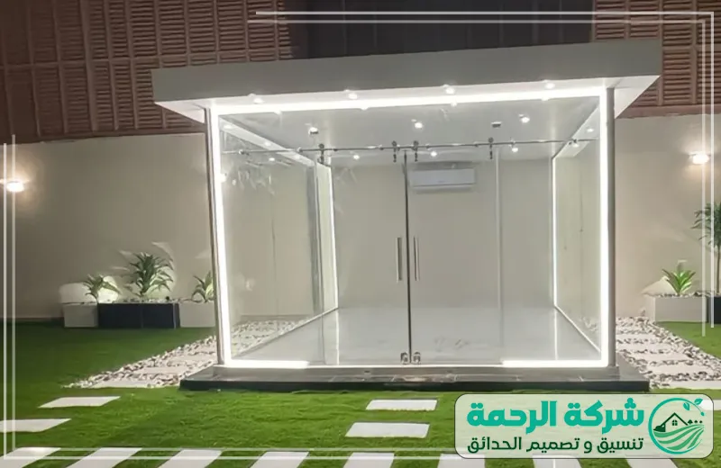 تصميم شرفات زجاجية بجدة بأفضل جودة ودقة، مع الابتكار والخبرة من شركة الرحمة.