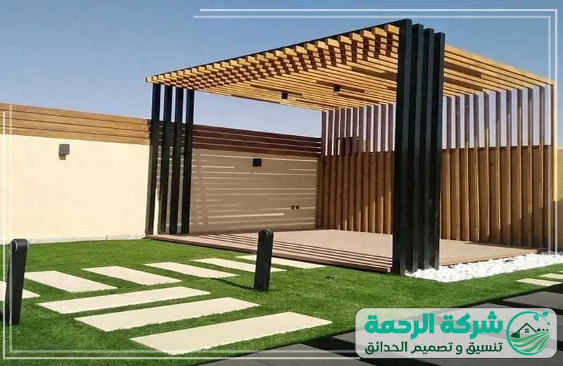 محلات جلسات خارجية بمكة 0559460943 الرحمة ينفذ الفني تصميم الجلسات الخارجية بأسلوب يجمع بين العملية والجمال في كل ركن من الحديقة.