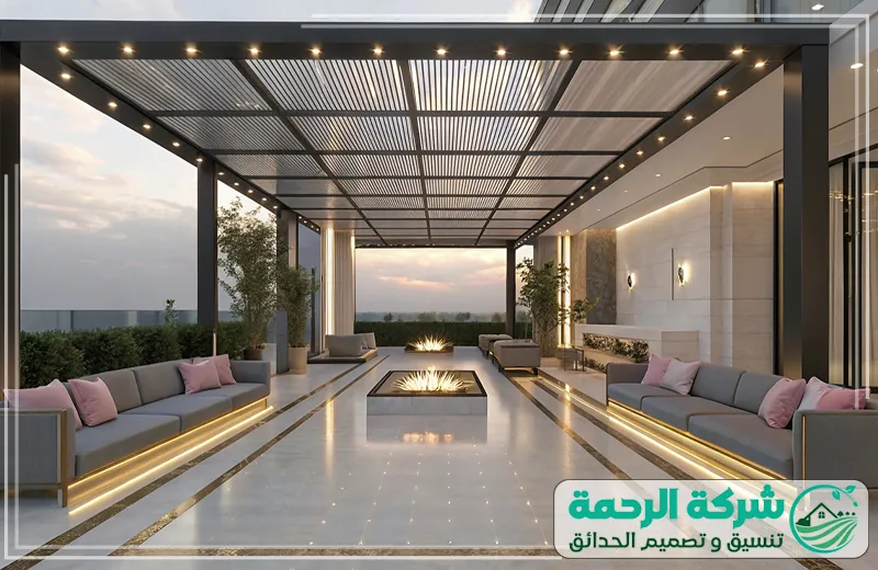 تصميم جلسات خارجية للحدائق بمكة 0559460943 الرحمة الفني يقدم تصميم جلسات خارجية مبتكرة تناسب كل المساحات بأفكار عصرية ومتناسقة.