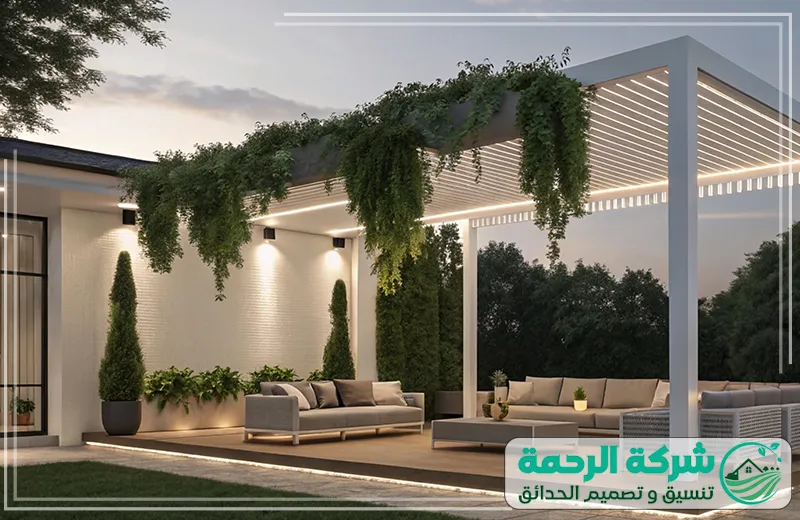 جلسات خارجيه مودرن في مكة 0559460943 الرحمة يعتني الفني بكل تفاصيل تصميم الجلسات الخارجية ليمنح المكان طابعًا جذابًا وعصريًا.