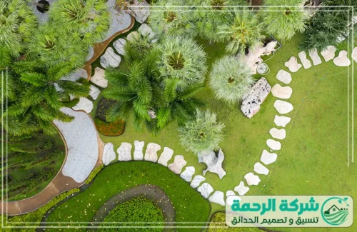أفضل أنواع النباتات بمكة 0559460943 شركة الرحمة تنفيذ ممرات وجلسات خارجية ضمن تصميم لاند سكيب بمكة بواسطة شركة الرحمة