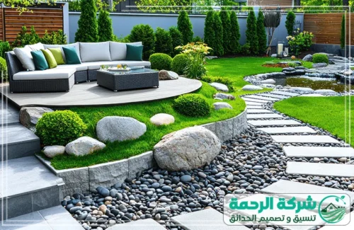 زراعة نخيل وأشجار بمكة 0559460943 شركة الرحمة فريق شركة الرحمة يعمل على تخطيط وتصميم لاند سكيب بمكة باحتراف