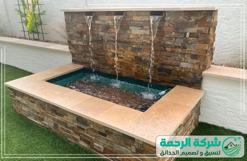 لصيانة الشلال أو النافورة بمكة 0559460943 الرحمة ينفذ الفني تصميم شلالات ونوافير دقيقة، مع ضبط الارتفاع والانسياب لتحقيق مظهر مميز.
