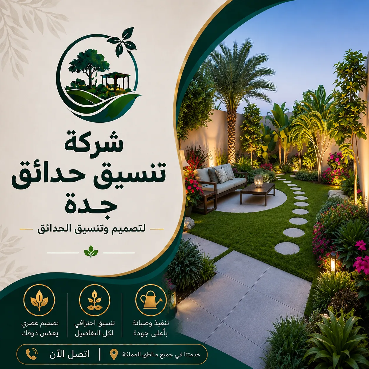 شركة تنسيق حدائق جدة
