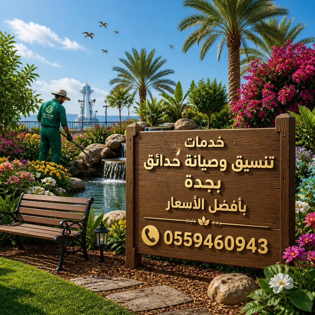 خدمات تنسيق وصيانة حدائق بجدة