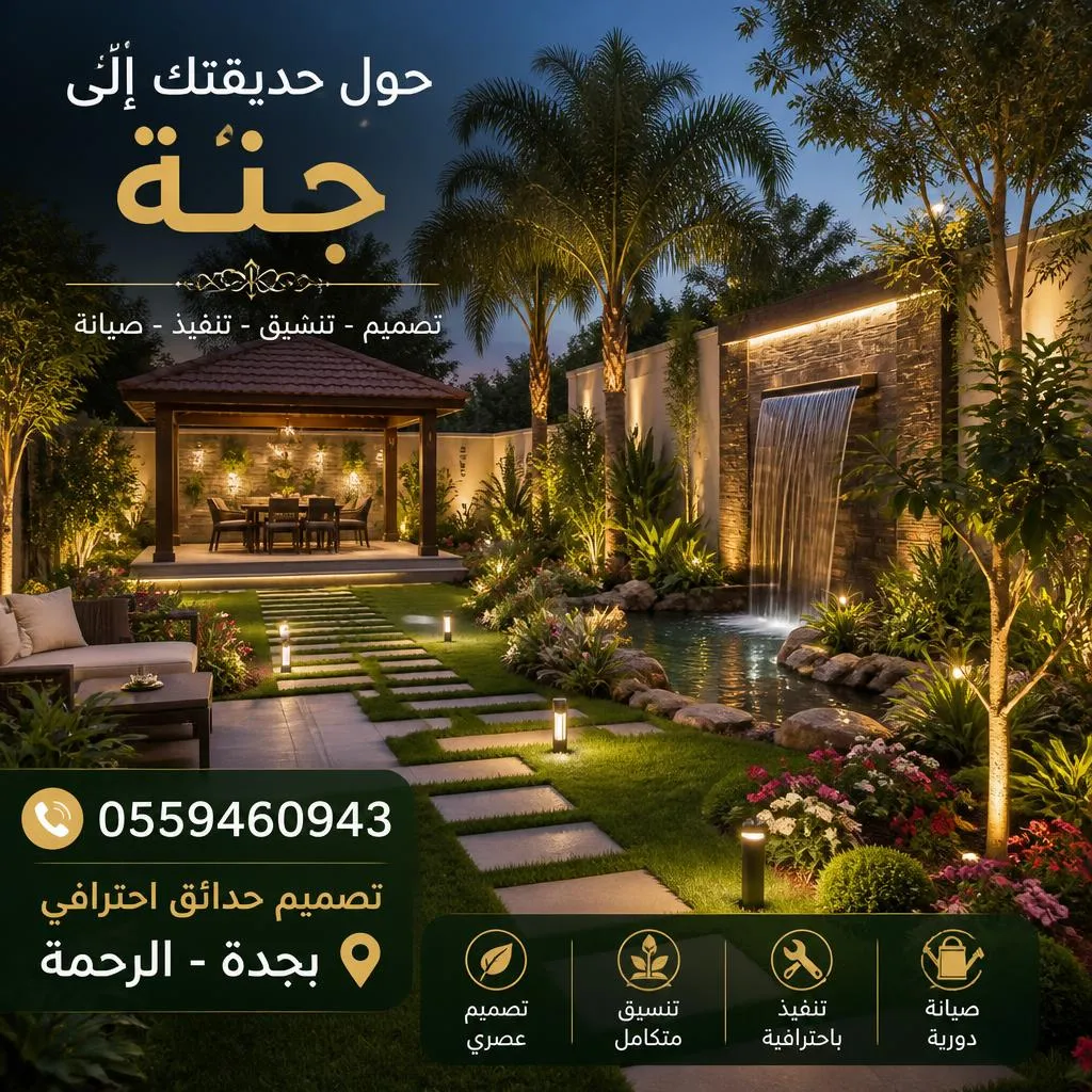 حول حديقتك إلى جنة